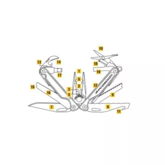 Leatherman Multitool CHARGE TTi PLUS silber