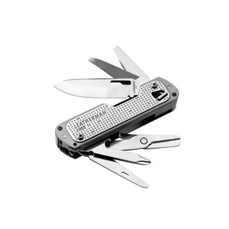 Leatherman Multifunktions-Taschenmesser Free T4 silber