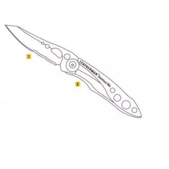 Leatherman SKELETOOL KBx Messer silber/grün Leatherman SKELETOOL KBx Messer silber/grün