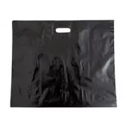 Tasche PE-Durchdringung 62x51cm 65my schwarz