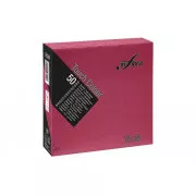 Serviettenpapier INFIBRA 2vrs. 33x33cm Burgunder 50Stk