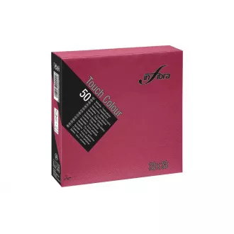 Serviettenpapier INFIBRA 2vrs. 33x33cm Burgunder 50Stk Serviettenpapier INFIBRA 2vrs. 33x33cm Burgunder 50Stk