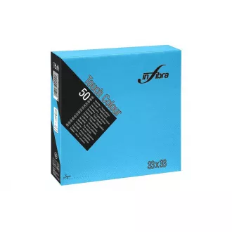 Serviettenpapier INFIBRA 2vrs. 33x33cm türkis 50Stk