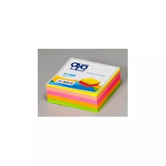 Blockwürfel 9x9cm Neonfarbe geklebt 400 Blatt