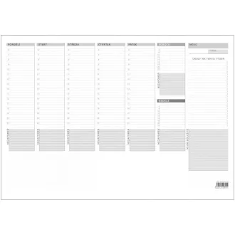 Tischplaner A3 Wochenplan 30 Blatt BALOUŠEK Tischplaner A3 Wochenplan 30 Blatt BALOUŠEK