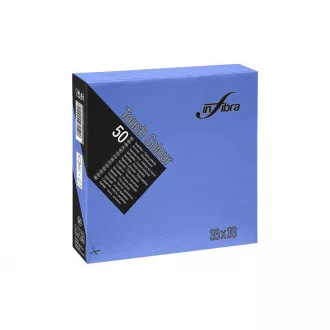 Serviettenpapier INFIBRA 2vrs. 33x33cm blau 50Stk
