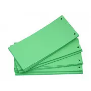 Trennsteg 10,5x24cm Economy grün 100St