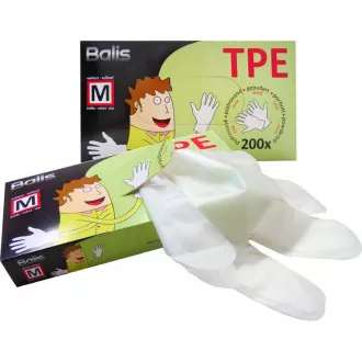 Einweg-TPE-Handschuhe Größe M weiß 200 Stück Einweg-TPE-Handschuhe Größe M weiß 200 Stück