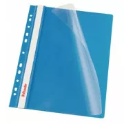 Binder A4 ROC PP Esselte ecofold vorne klar hinten blau 10St.
