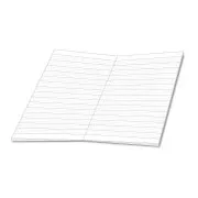 Notizbuch 512 A5 mit zwei Hilfslinien 10 Blatt