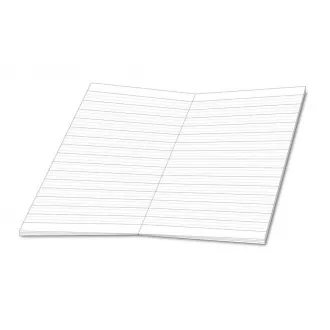 Notizbuch 512 A5 mit zwei Hilfslinien 10 Blatt Notizbuch 512 A5 mit zwei Hilfslinien 10 Blatt
