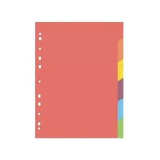 Abstandshalter A4 6 Farben Klassischer Karton Abstandshalter A4 6 Farben Klassischer Karton