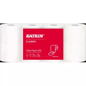Toilettenpapier Katrin 2vrs weiß 23,4m 200tears 8pcs / Verkauf nur pro Packung Toilettenpapier Katrin 2vrs weiß 23,4m 200tears 8pcs / Verkauf nur pro Packung
