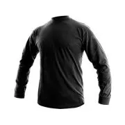Herren Langarm-T-Shirt PETR, schwarz, Größe 5XL