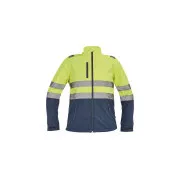 GRANADA HV SOFTSH.Jacke gelb/navy L