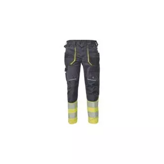 SHELDON HV DW Herrenhose anthrazit/gelb 44