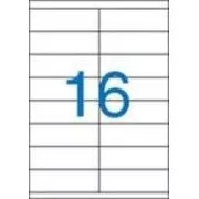Etiketten 105x37mm 2 Reihen 16 Etiketten pro Blatt 100 Blatt Victoria