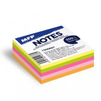Selbstklebeblock 50x50mm 5 Neonfarben 5x50 Blatt MFP Selbstklebeblock 50x50mm 5 Neonfarben 5x50 Blatt MFP