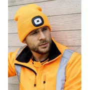 ARDON®BOAST Wintermütze mit LED-Taschenlampe orange