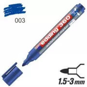 Edding 360 Marker auf weißer Tafel blaue runde Spitze 1,5-3mm