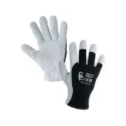 Kombinationshandschuhe TECHNIK ECO, schwarz und weiß, Größe 2,5 mm, mm. 08