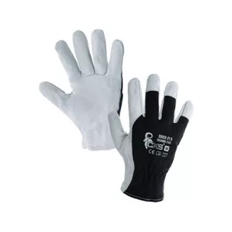 Kombinationshandschuhe TECHNIK ECO, schwarz und weiß, Größe 2,5 mm, mm. 08