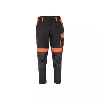 MAX VIVO Herrenhose schwarz/orange 60