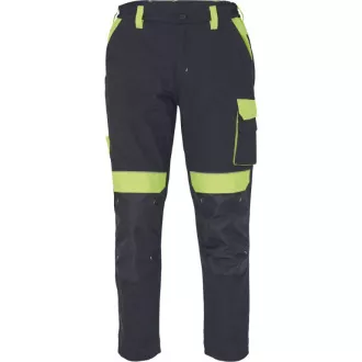 MAX VIVO Herrenhose schwarz/gelb 60
