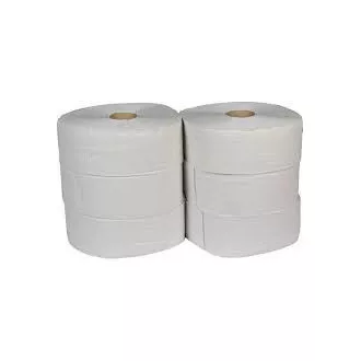 Toilettenpapier Jumbo 280mm Gigant L 2vrs. 65% gebleicht Rolle 260m 6Stk /Verkauf pro Packung