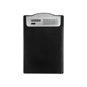 Calco A4 Schreibblock mit Clip und Taschenrechner schwarz