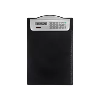 Calco A4 Schreibblock mit Clip und Taschenrechner schwarz Calco A4 Schreibblock mit Clip und Taschenrechner schwarz