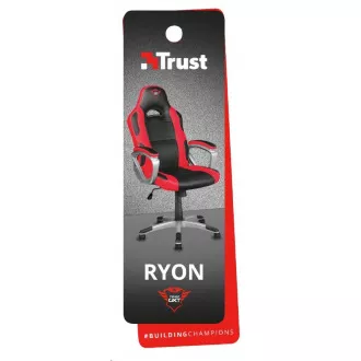 TRUST Gaming Stuhl GXT 705 RYON GAMING CHAIR, schwarz-rot