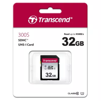 TRANSCEND SDHC-Karte 32GB 300S, UHS-I U1 (R: 95 / B: 45 MB/s)