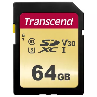 TRANSCEND SDXC-Karte 64GB 500S, UHS-I U3 V30 (R: 95 / B: 60 MB/s) TRANSCEND SDXC-Karte 64GB 500S, UHS-I U3 V30 (R: 95 / B: 60 MB/s)