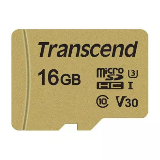 TRANSCEND MicroSDHC-Karte 16GB 500S, UHS-I U3 V30 + Adapter TRANSCEND MicroSDHC-Karte 16GB 500S, UHS-I U3 V30 + Adapter
