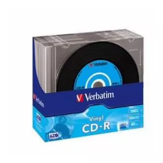 VERBATIM CD-R (10er Pack) Slim / Vinyl / DLP / 52x / 700MB VERBATIM CD-R (10er Pack) Slim / Vinyl / DLP / 52x / 700MB