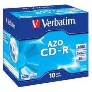 VERBATIM CD-R (10er-Pack) Juwel / Kristall / DLP / 52x / 700MB