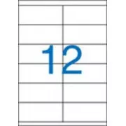 Etiketten 105x48mm 2 Reihen 12 Etiketten pro Blatt 100 Blatt Victoria