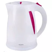 ORAVA VK-3117 R elektrischer Wasserkocher, 2000 W, 1,7 l, automatische Abschaltung, rosa / weiß