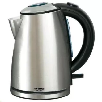 Orava VK-3712 elektrischer Wasserkocher, 1600 W, 1,2 l, automatische Abschaltung, silber