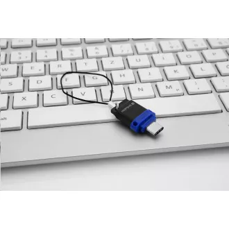 VERBATIM Flash Drive 32GB Store 'n' Go Dual Drive USB 3.0 / USB Typ-C, blau