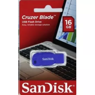 SanDisk Flash Drive 16GB Cruzer Blade, USB 2.0, blau SanDisk Flash Drive 16GB Cruzer Blade, USB 2.0, blau