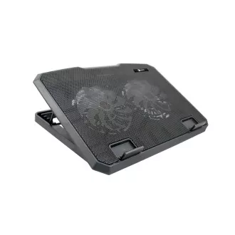 C-TECH Kühlpad unter NTB CLP-140, 15,6", 2x 140mm, 2x USB, blaue Hintergrundbeleuchtung C-TECH Kühlpad unter NTB CLP-140, 15,6", 2x 140mm, 2x USB, blaue Hintergrundbeleuchtung