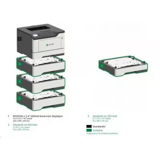 LEXMARK SW-Drucker MS521dn A4, 44 S./Min., 512 MB, LCD, Duplex, USB 2.0, LAN LEXMARK SW-Drucker MS521dn A4, 44 S./Min., 512 MB, LCD, Duplex, USB 2.0, LAN