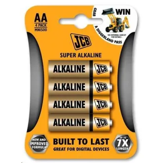 JCB SUPER Alkalibatterie LR06, Blister 4 Stück JCB SUPER Alkalibatterie LR06, Blister 4 Stück