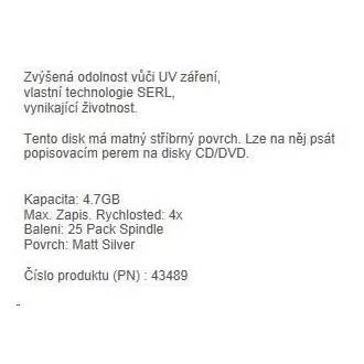 VERBATIM DVD + RW (25-Pack) Spindel / 4x / DLP / 4,7 GB