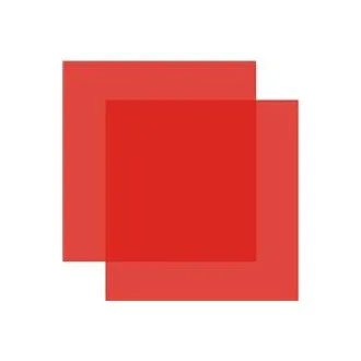 Frontfolie Prestige A4, 200 µm, transparent-rot, 100 Stück Frontfolie Prestige A4, 200 µm, transparent-rot, 100 Stück