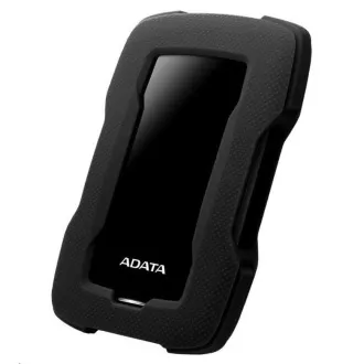 ADATA Externe Festplatte 1TB USB 3.1 HD330, BLACK COLOR BOX, schwarz (Gummi, stoßfest)