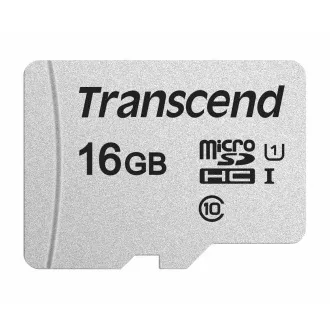 TRANSCEND MicroSDHC-Karte 16GB 300S, UHS-I U1 + Adapter