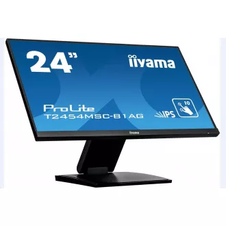 Iiyama Touchmonitor ProLite T2454MSC-B1AG, 60cm (23, 6''), CAP 10-Touch, Full HD, schwarz